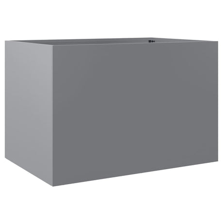 Planter Silver 62x47x46 cm Galvanised Steel