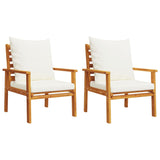 5 Piece Garden Lounge Set with Cushions Solid Wood Acacia