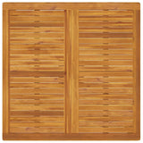 Garden Dining Table 110x110x75 cm Solid Wood Acacia