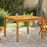 Garden Dining Table 110x110x75 cm Solid Wood Acacia