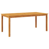 Garden Dining Table 180x90x75 cm Solid Wood Acacia