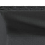 Garden Planter with Shelf Black Poly Rattan