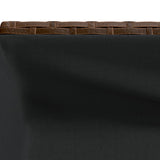 Garden Planter with Shelf Brown Poly Rattan