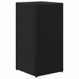 Garden Planter Black 30x30x60 cm Poly Rattan