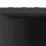 Garden Planter Black 30x30x60 cm Poly Rattan