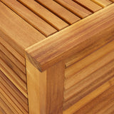 Garden Storage Box with Louver 60x50x56 cm Solid Wood Acacia