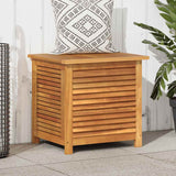 Garden Storage Box with Louver 60x50x56 cm Solid Wood Acacia