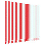 Replacement Fabric for Awning Red and White Stripe 3x2.5 m