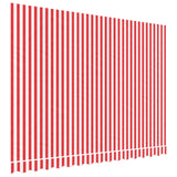 Replacement Fabric for Awning Red and White Stripe 3.5x2.5 m