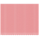 Replacement Fabric for Awning Red and White Stripe 4x3 m