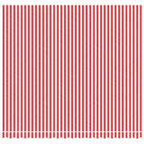 Replacement Fabric for Awning Red and White Stripe 4x3.5 m