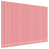 Replacement Fabric for Awning Red and White Stripe 4.5x3 m