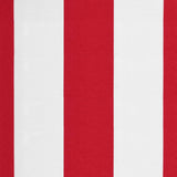 Replacement Fabric for Awning Red and White Stripe 5x3 m