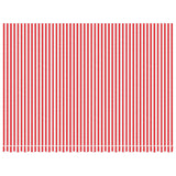 Replacement Fabric for Awning Red and White Stripe 5x3.5 m