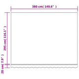 Replacement Fabric for Awning Multicolour Stripe 4x3 m