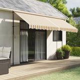 Replacement Fabric for Awning Multicolour Stripe 4x3 m