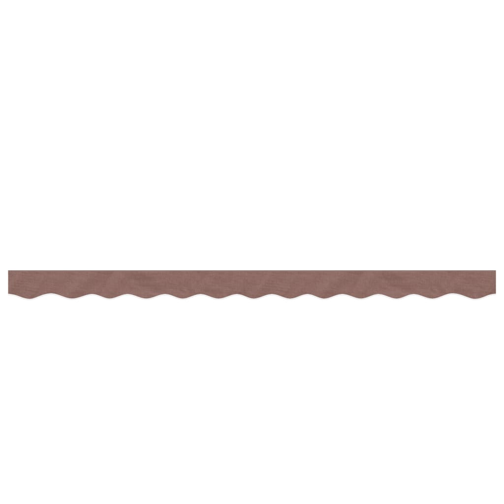 Replacement Fabric for Awning Valance Brown Stripe 3 m