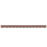 Replacement Fabric for Awning Valance Brown Stripe 3 m