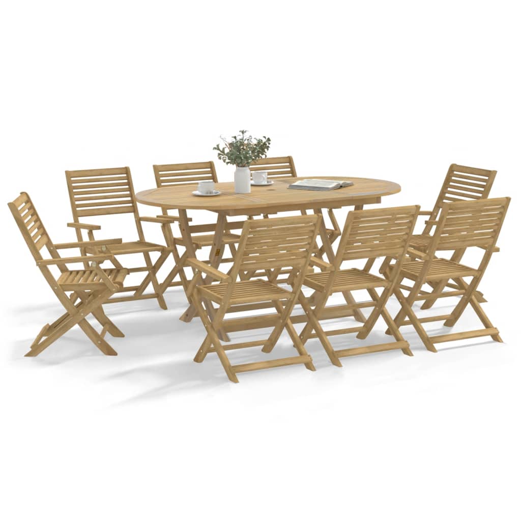 Folding Garden Chairs 6 pcs 54.5x61.5x86.5 cm Solid Wood Acacia