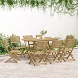 vidaXL Folding Garden Chairs 8 pcs 48.5x61.5x87 cm Solid Wood Acacia