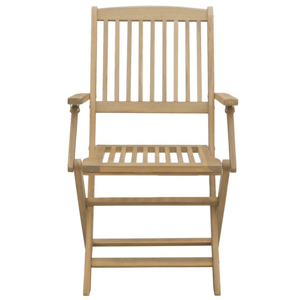 Folding Garden Chairs 8 pcs 54.5x58x90 cm Solid Wood Acacia