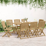 vidaXL Folding Garden Chairs 8 pcs 48.5x57x90 cm Solid Wood Acacia