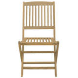 Folding Garden Chairs 8 pcs 48.5x57x90 cm Solid Wood Acacia