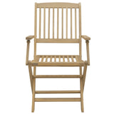 5 Piece Garden Dining Set Solid Wood Acacia
