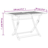 5 Piece Garden Dining Set Solid Wood Acacia