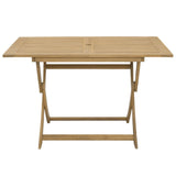 7 Piece Garden Dining Set Solid Wood Acacia