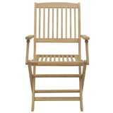 7 Piece Garden Dining Set Solid Wood Acacia