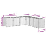 Garden Planter White 160x160x53 cm PP
