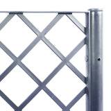 Garden Planter with Trellis Blue Grey 160x120x140 cm PP