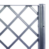 Garden Planter with Trellis Blue Grey 160x160x140 cm PP