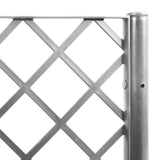 Garden Planter with Trellis Light Grey 160x120x142 cm PP
