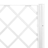 Garden Planter with Trellis White 200x160x142 cm PP