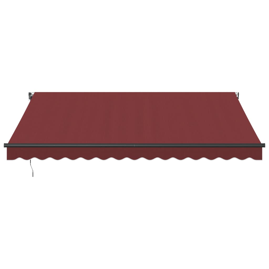 Automatic Retractable Awning Burgundy 400x350 cm