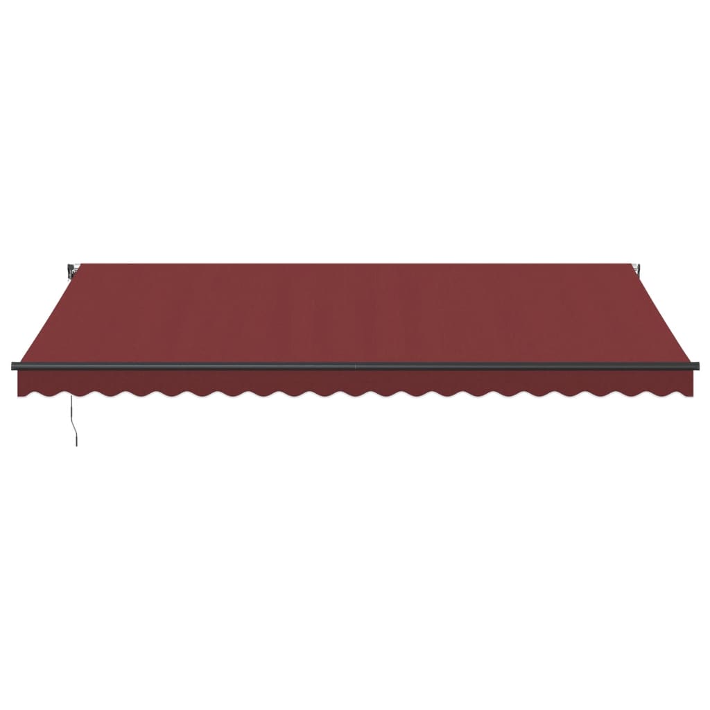 Automatic Retractable Awning Burgundy 500x350 cm