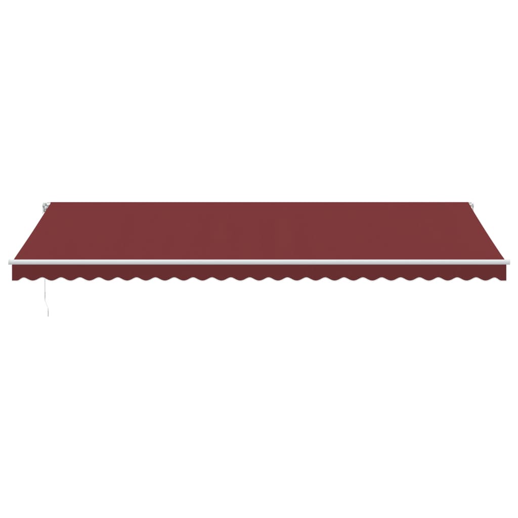 Manual Retractable Awning Burgundy 600x300 cm