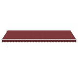 Manual Retractable Awning Burgundy 600x300 cm