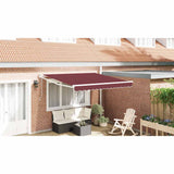 Automatic Retractable Awning Burgundy 300x250 cm