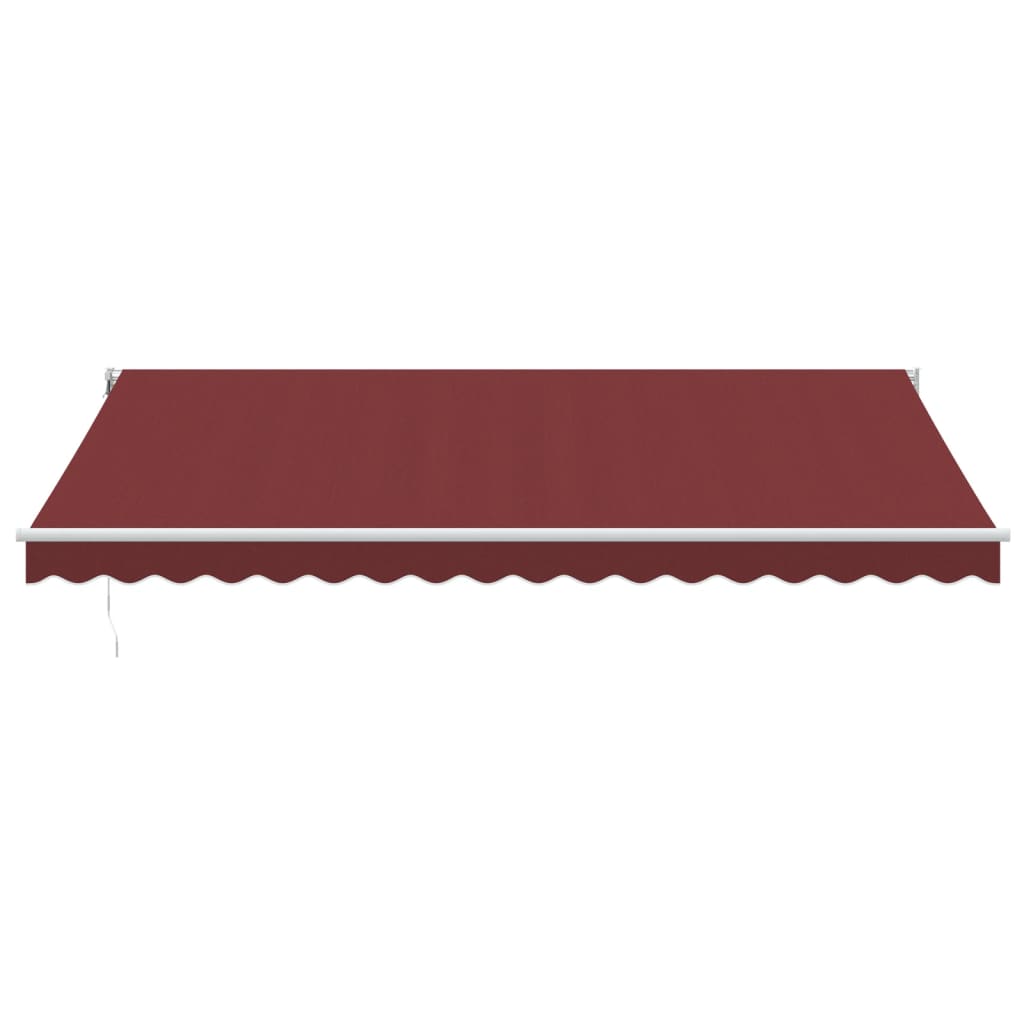 Automatic Retractable Awning Burgundy 450x300 cm
