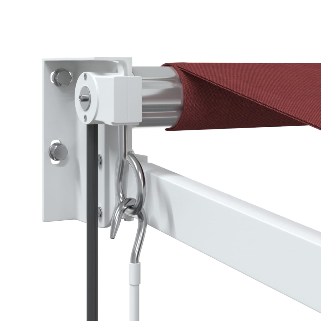 Automatic Retractable Awning Burgundy 450x300 cm