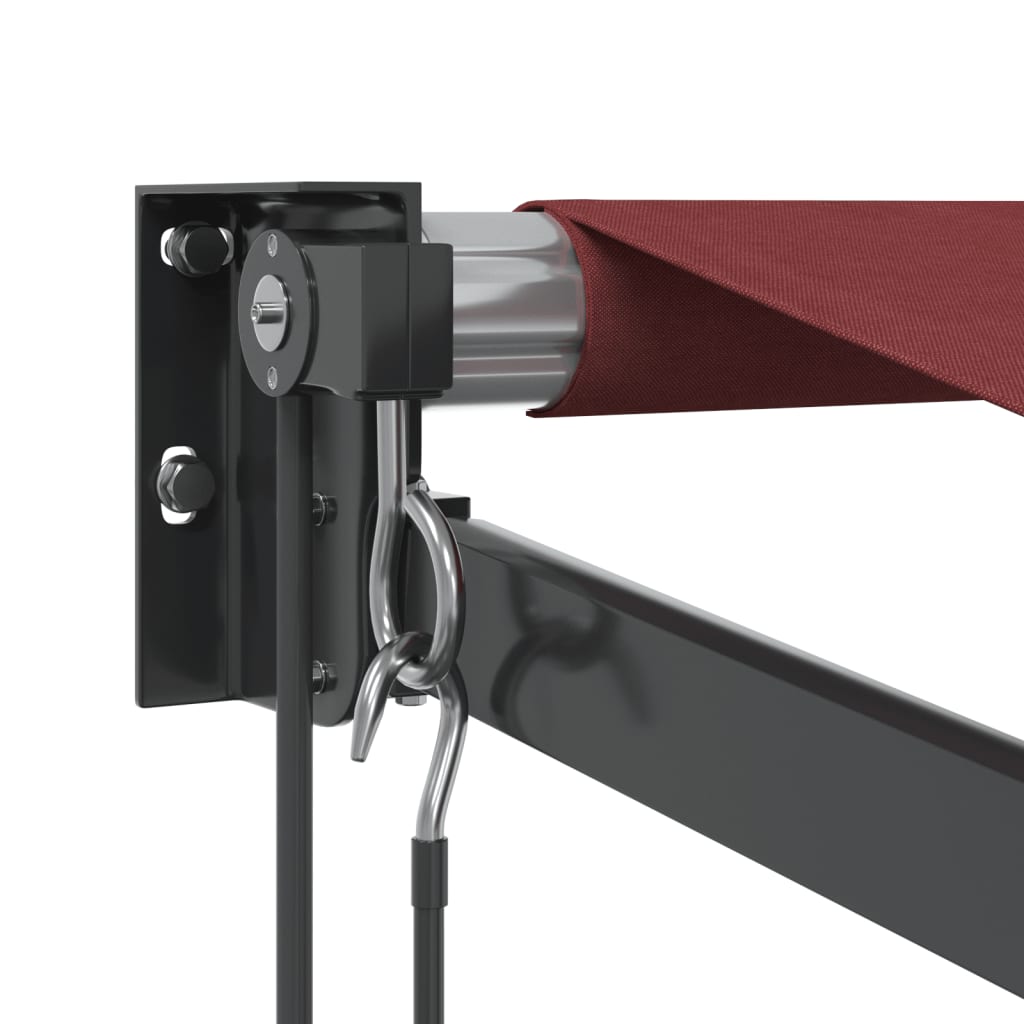 Automatic Retractable Awning Burgundy 450x300 cm