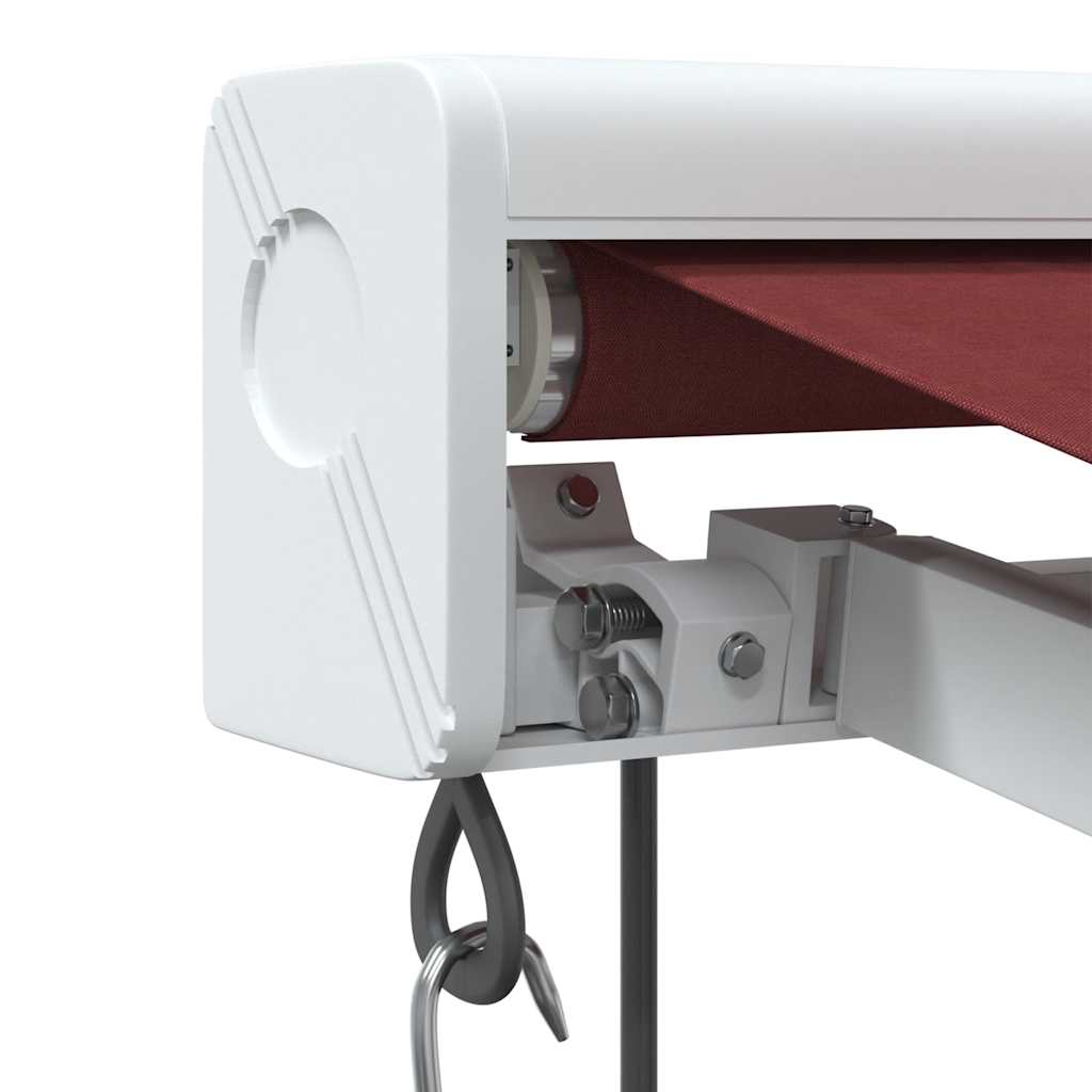 Automatic Retractable Awning Burgundy 300x250 cm