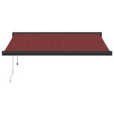 Automatic Retractable Awning Burgundy 300x250 cm