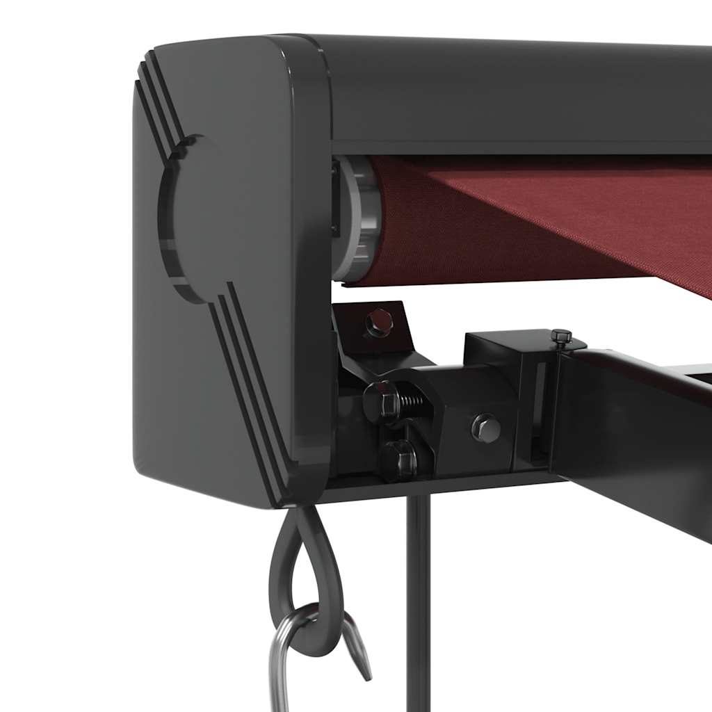 Automatic Retractable Awning Burgundy 300x250 cm