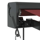 Automatic Retractable Awning Burgundy 350x250 cm