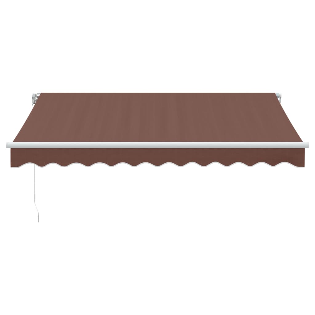 Manual Retractable Awning Brown 300x250 cm