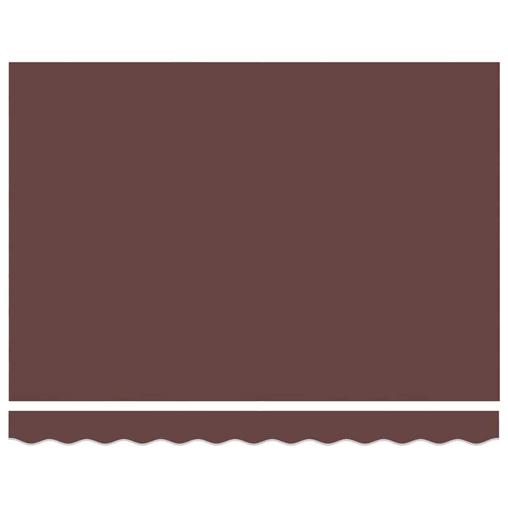 Manual Retractable Awning Brown 300x250 cm